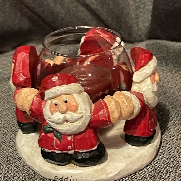 Midwest of Cannon falls,  Eddie Walker. Ring of Santa’s tea light holder - Picture 4 of 13